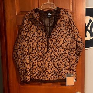 The North Face Tan and Black Patterned Jacket